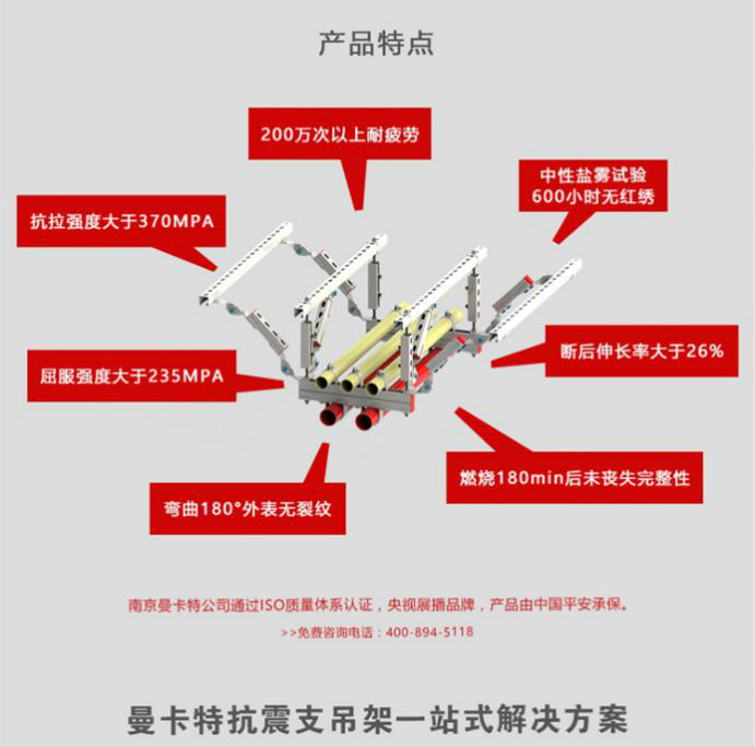 曼卡特抗震支吊架，值得您的信赖